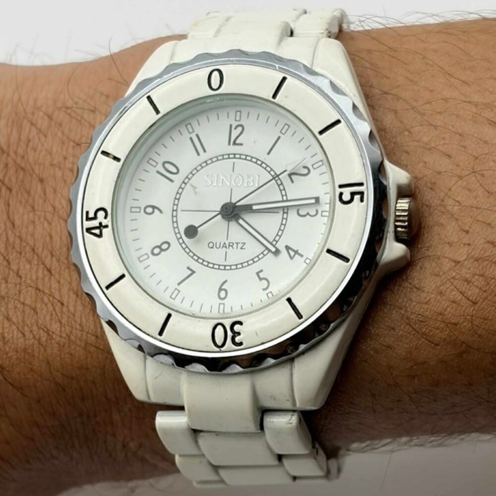 White Sinobi Men’s Watch